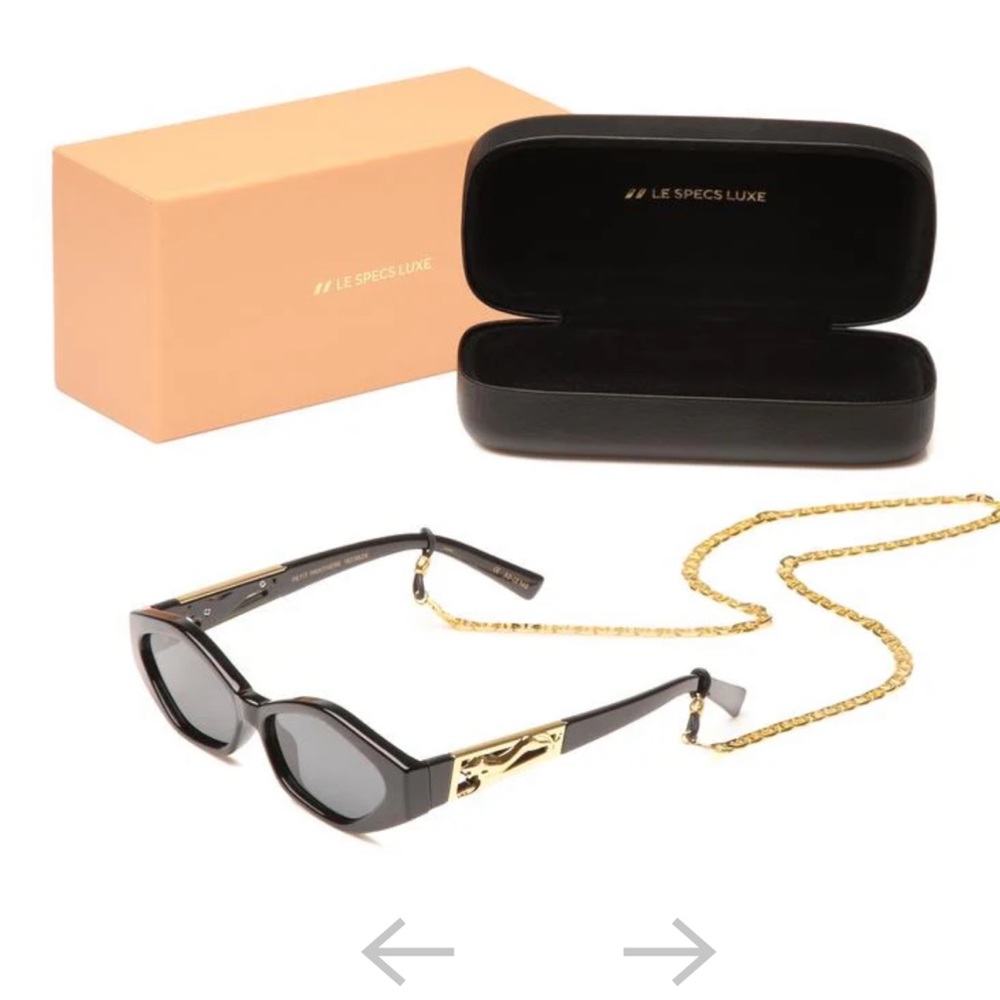 Le specs petit panthere sunglasses nwt